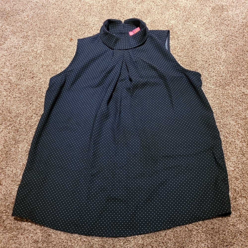 COPY - Catherine malandrino sleeveless polka-dot shirt